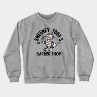 Sweeney Todd, vintage Barber, Est 1846 Crewneck Sweatshirt